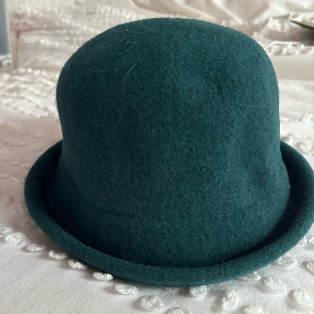Shihreen Teal Wool Woman’s Hat